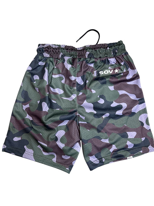 Camo star shorts