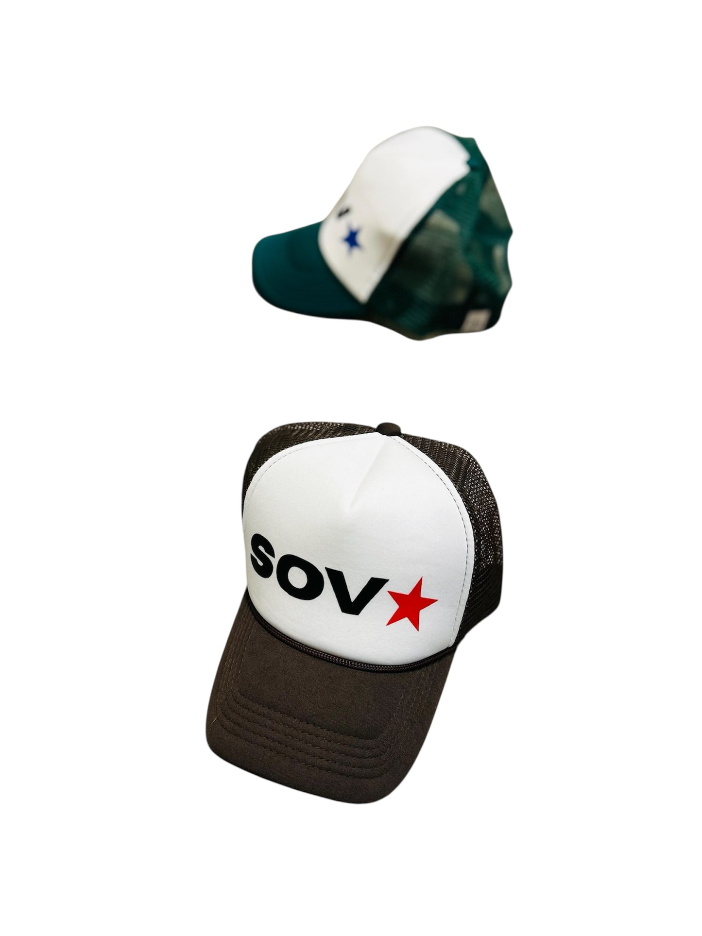 Sov star trucker hats