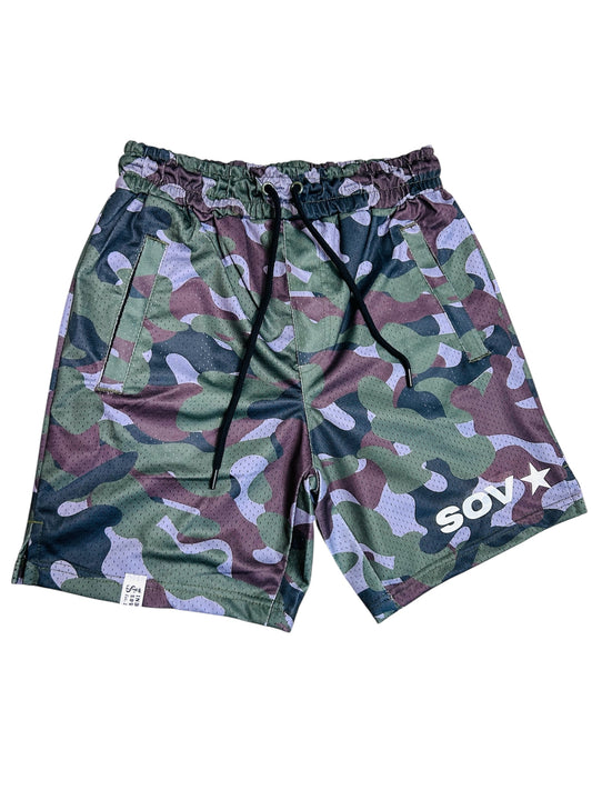 Camo star shorts